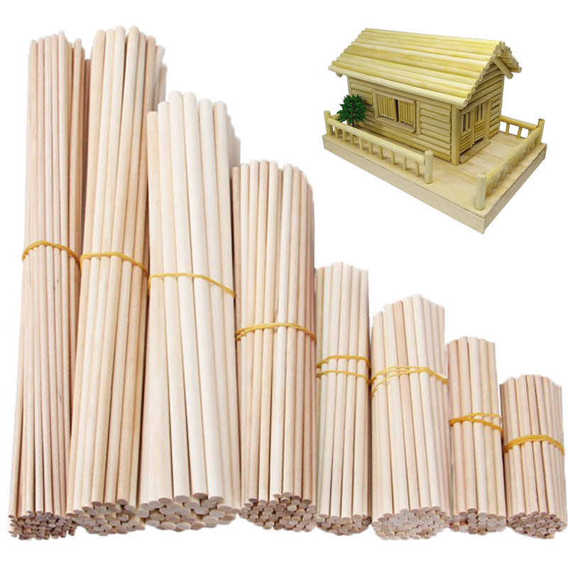 Woodworking Class - Bâton rond en bois pour l'artisanat,