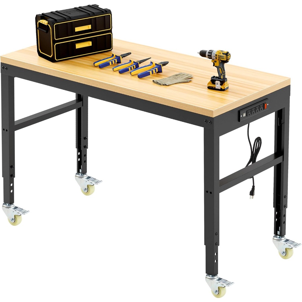 Workbench Woodworking - Établi réglable, banc de travail en