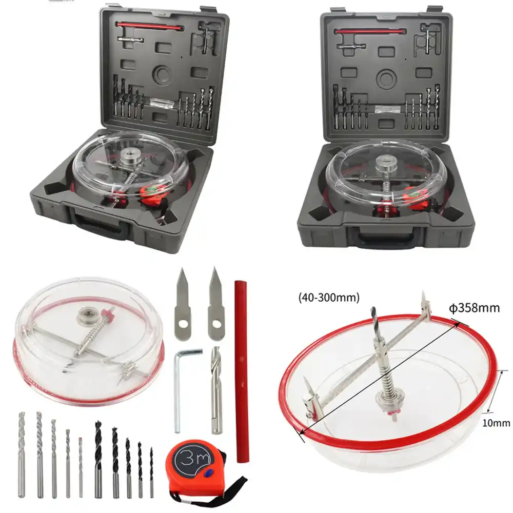 Woodworking Saw - Kit de fraises à trous réglables