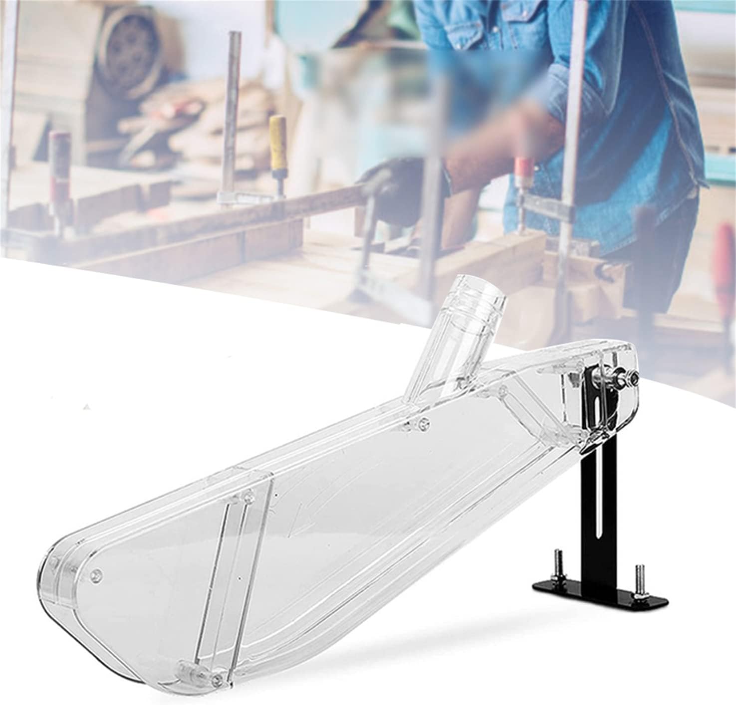 Woodworking Company - Cache de protection transparent pour scie
