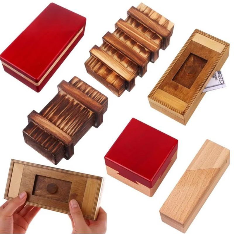 Woodworking Hobby - Boîte à puzzle en bois avec