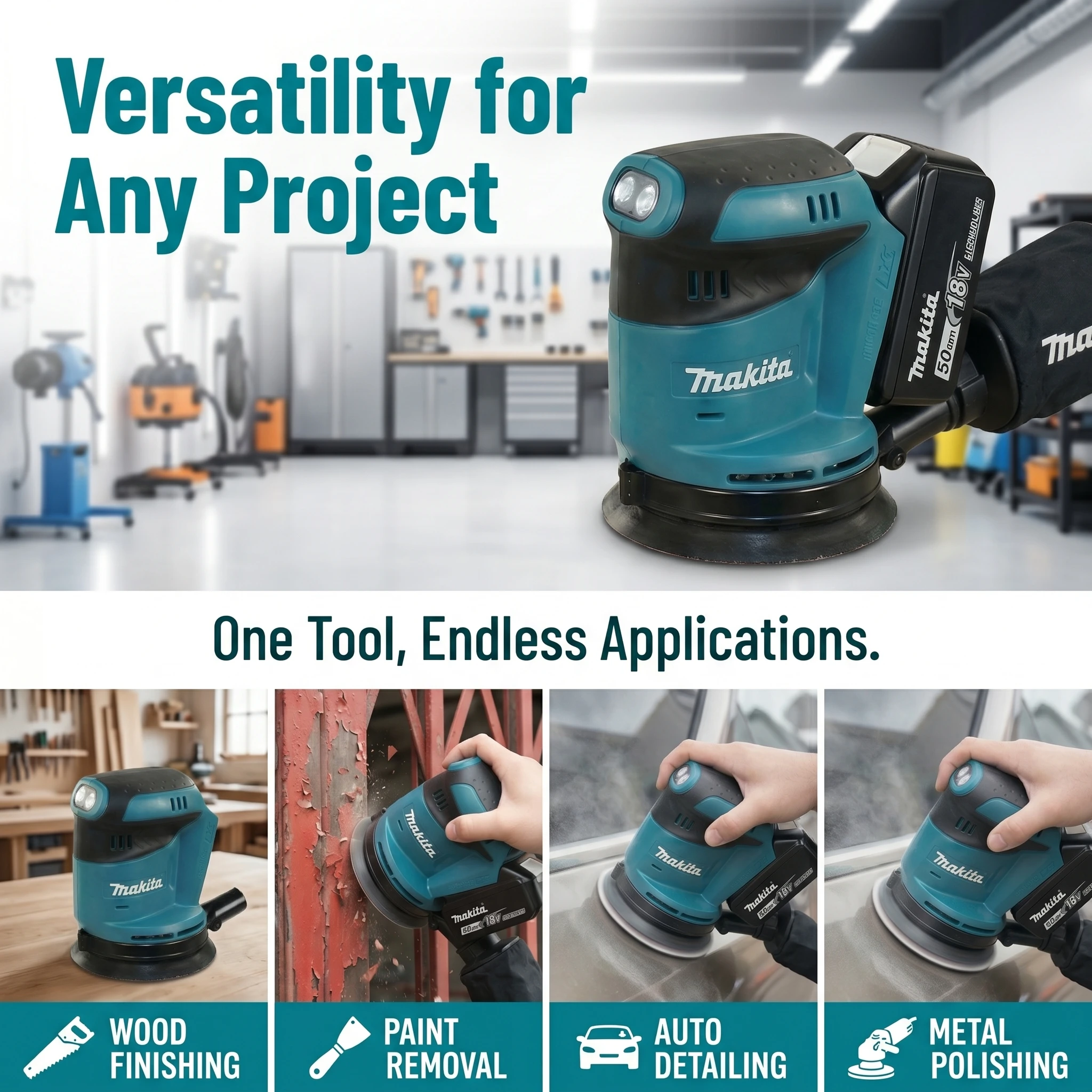 Makita DBO180Z 18V Ponceuse or - Woodworking Company avis et prix