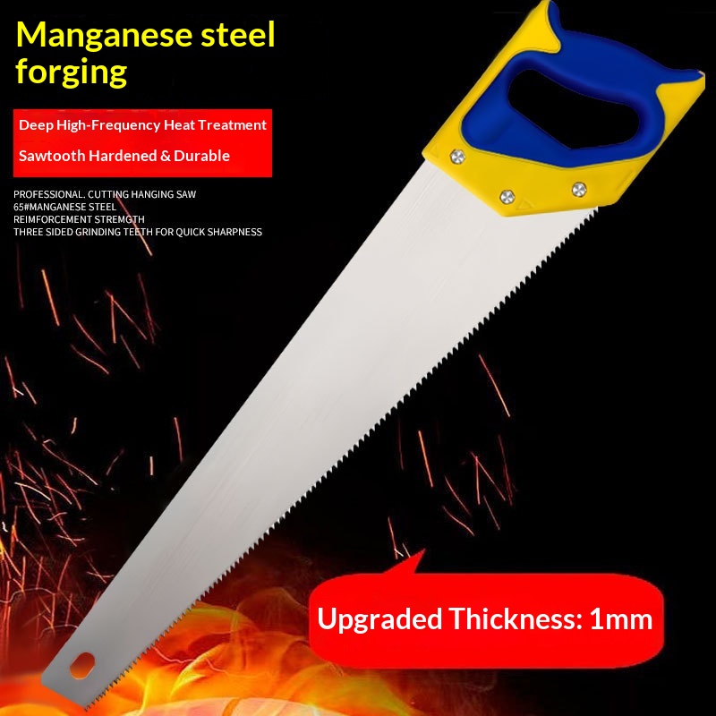 Scie à main en acier au mangan - Woodworking Hand Saw avis et prix