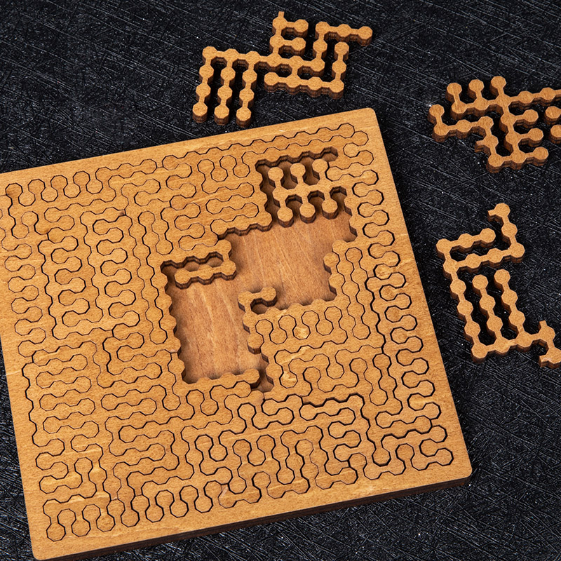 Puzzle Impossible en bois IQ p - Woodworking Hobby avis et prix