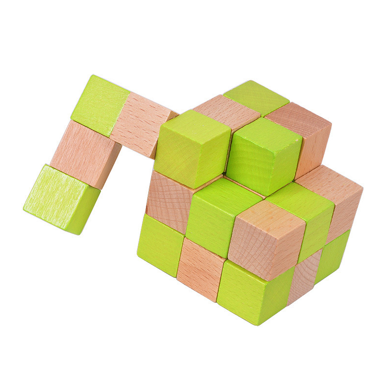 Cube serpent en bois Puzzle IQ - Woodworking Hobby avis et prix