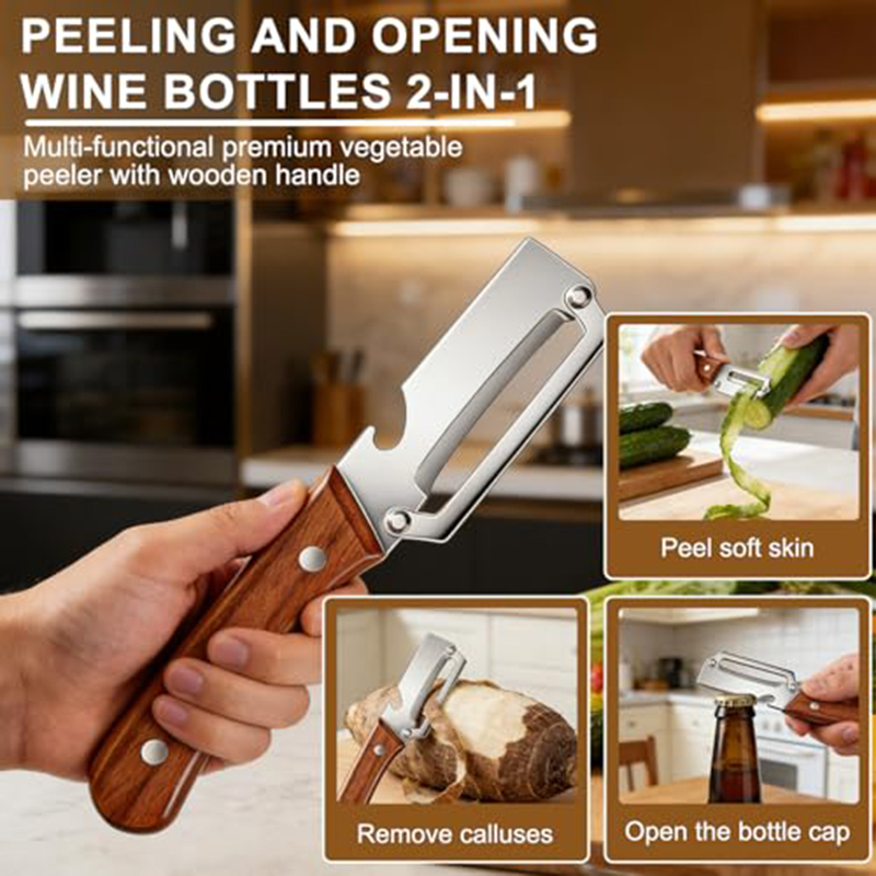 Éplucheur de cuisine en acier  - Woodworking Hobby avis et prix