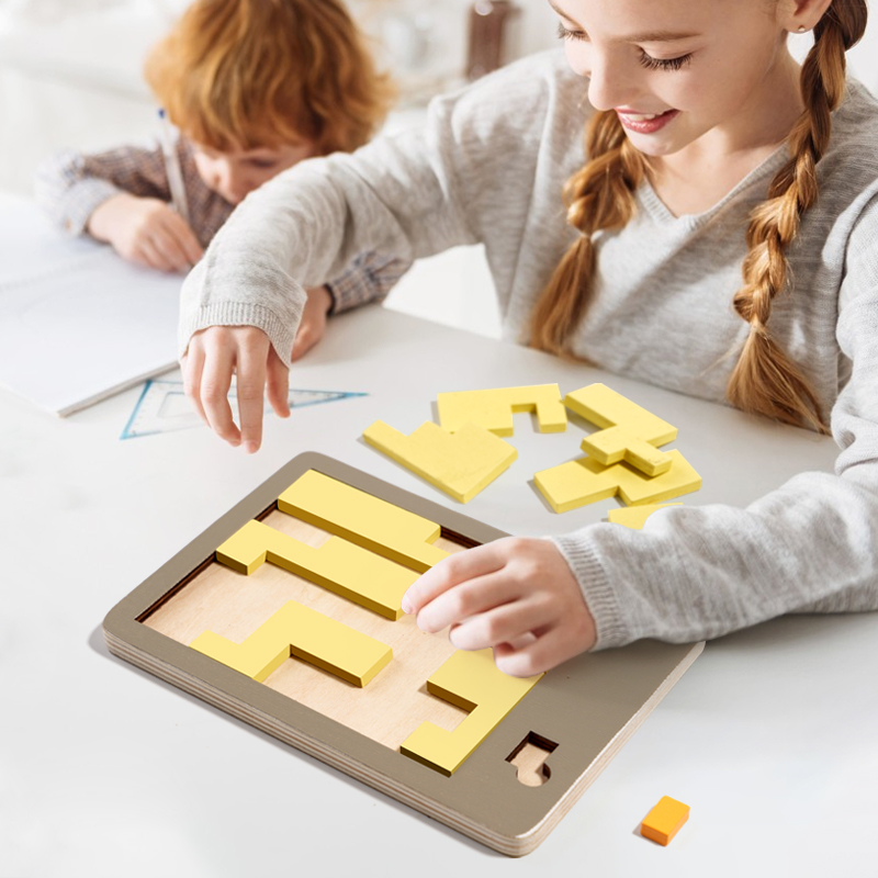 Puzzles géométriques en bois d - Woodworking Hobby avis et prix