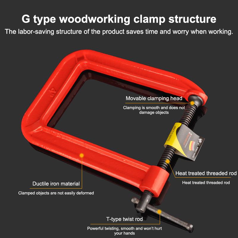 Serre-joint en C à portée prof - Woodworking Industry avis et prix