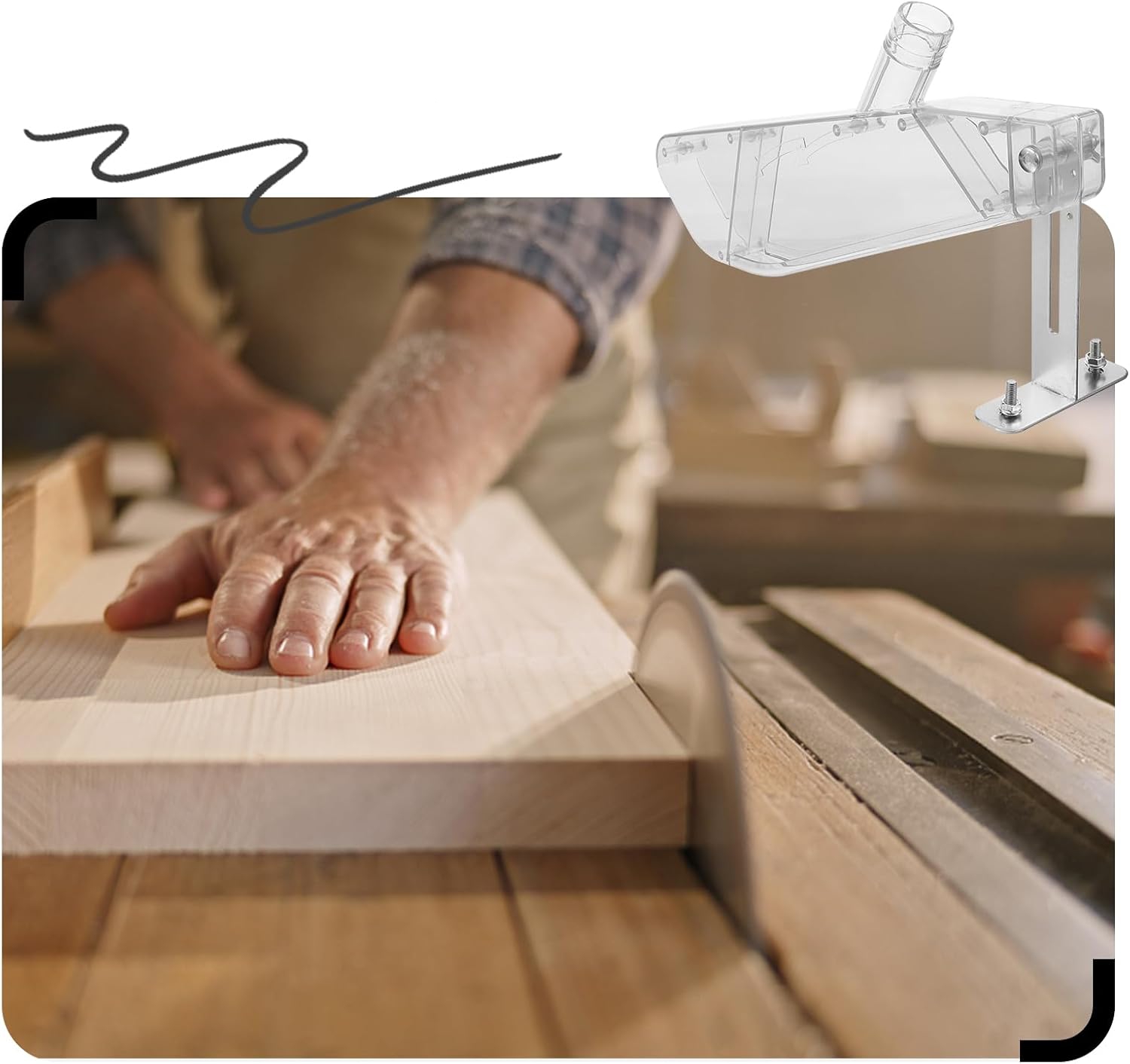 Cache de protection transparen - Woodworking Company avis et prix